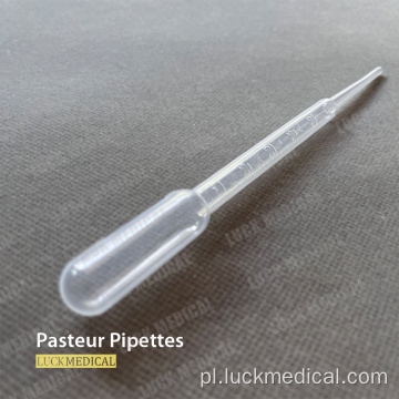 Pipety pasteurowe z żarówką 1 ml 3 ml 5 ml itp